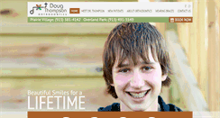 Desktop Screenshot of dougthompsonortho.com